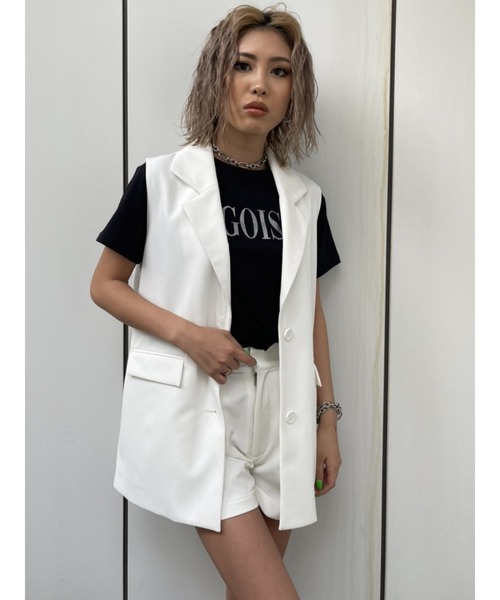 EGOIST(エゴイスト)の「アウト2タックショートパンツ(その他パンツ・レディース・ブラック/ホワイト・M/S)」の18枚目の写真