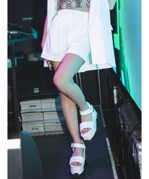 EGOIST(エゴイスト)の「アウト2タックショートパンツ(その他パンツ・レディース・ブラック/ホワイト・M/S)」の16枚目の写真