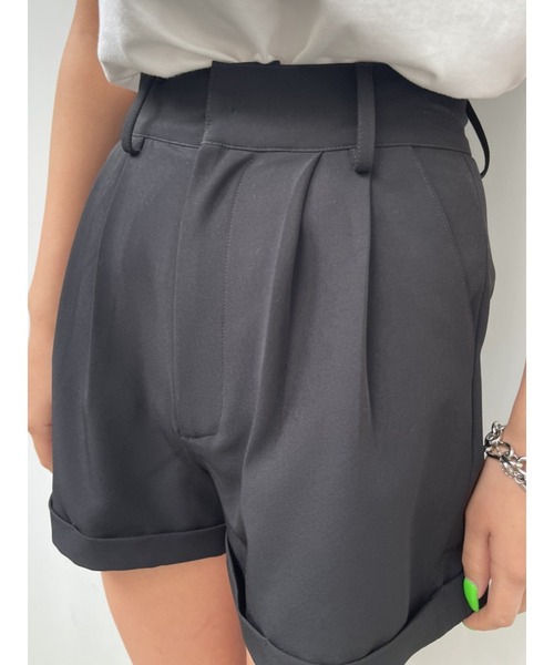 EGOIST(エゴイスト)の「アウト2タックショートパンツ(その他パンツ・レディース・ブラック/ホワイト・M/S)」の13枚目の写真