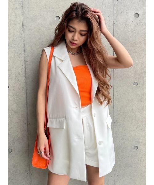 EGOIST(エゴイスト)の「アウト2タックショートパンツ(その他パンツ・レディース・ブラック/ホワイト・M/S)」の21枚目の写真