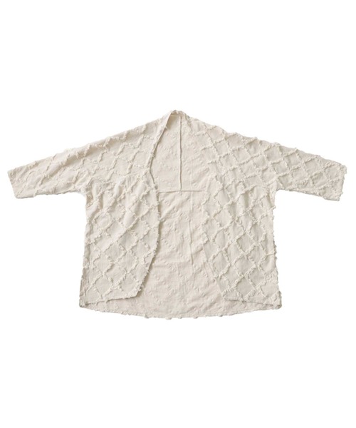 antiqua（アンティカ）の「綿麻フリンジジャケット（テーラードジャケット・レディース・ブラック/ベージュ・FREE）」の20枚目の写真