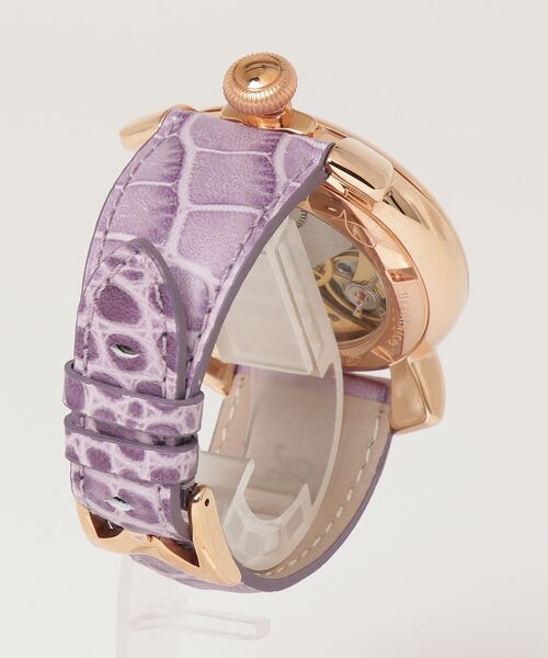 GaGa MILANO(ガガミラノ)の「GaGa MILANO/ガガミラノ MANUALE48MM 腕時計 5011MOS01S ユニセックス(アナログ腕時計・レディース・パープル・FREE)」の3枚目の写真