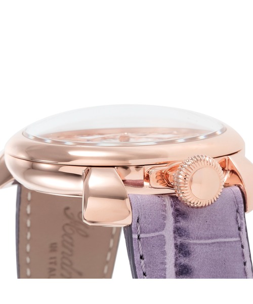 GaGa MILANO(ガガミラノ)の「GaGa MILANO/ガガミラノ MANUALE48MM 腕時計 5011MOS01S ユニセックス(アナログ腕時計・レディース・パープル・FREE)」の4枚目の写真