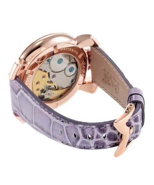 GaGa MILANO(ガガミラノ)の「GaGa MILANO/ガガミラノ MANUALE48MM 腕時計 5011MOS01S ユニセックス(アナログ腕時計・レディース・パープル・FREE)」の7枚目の写真