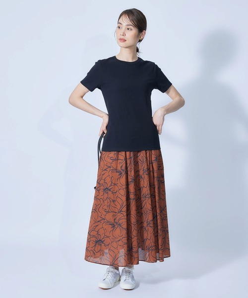 PETIT BATEAU(プチバトー)の「【PETIT BATEAU】TEE-SHIRT ICONIQUE MC COL ROND Coton Epais bio for ROPE'(Tシャツ/カットソー・レディース・ブラック/サックスブルー/ブルー/ホワイト系その他/レッド系その他2・38/36)」の6枚目の写真