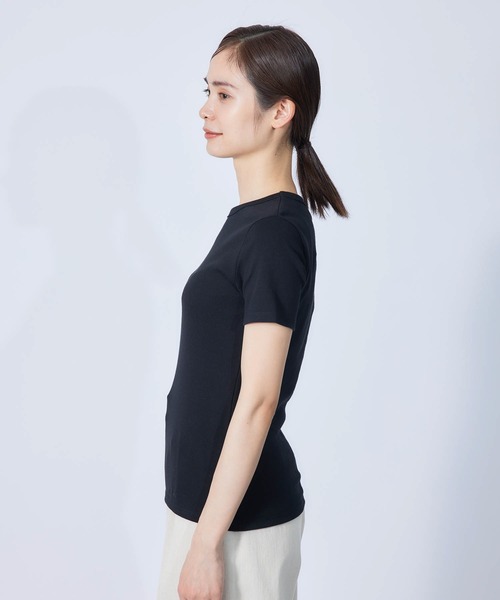 PETIT BATEAU(プチバトー)の「【PETIT BATEAU】TEE-SHIRT ICONIQUE MC COL ROND Coton Epais bio for ROPE'(Tシャツ/カットソー・レディース・ブラック/サックスブルー/ブルー/ホワイト系その他/レッド系その他2・38/36)」の13枚目の写真