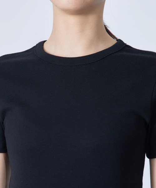 PETIT BATEAU(プチバトー)の「【PETIT BATEAU】TEE-SHIRT ICONIQUE MC COL ROND Coton Epais bio for ROPE'(Tシャツ/カットソー・レディース・ブラック/サックスブルー/ブルー/ホワイト系その他/レッド系その他2・38/36)」の15枚目の写真