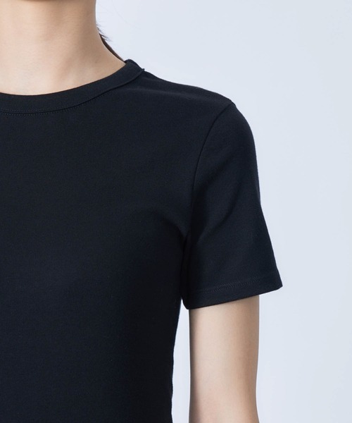 PETIT BATEAU(プチバトー)の「【PETIT BATEAU】TEE-SHIRT ICONIQUE MC COL ROND Coton Epais bio for ROPE'(Tシャツ/カットソー・レディース・ブラック/サックスブルー/ブルー/ホワイト系その他/レッド系その他2・38/36)」の16枚目の写真