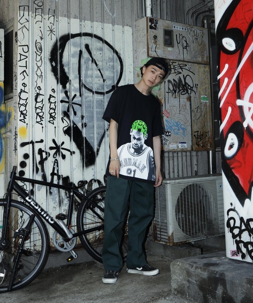 Lulu ＆ Arnie（るるあんどあーにー）の「RODMAN BRAND / ロッドマン ブランド PREMIUM COTTON GRAPHIC T-SHIRT プレミアム コットン グラフィック Tシャツ（Tシャツ/カットソー・メンズ・ホワイト/ブラック・MEDIUM/LARGE/X-LARGE）」の13枚目の写真