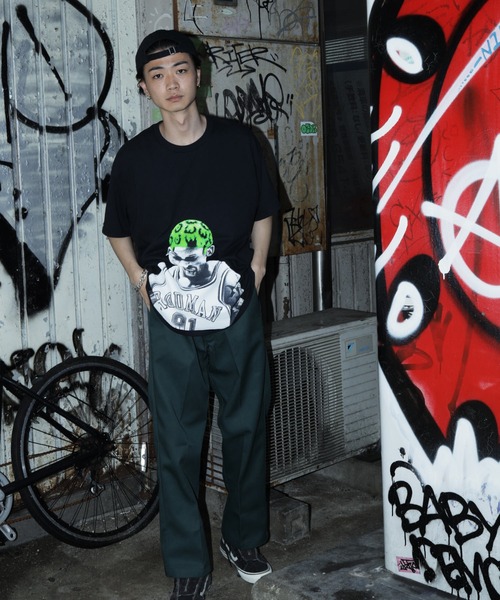 Lulu ＆ Arnie（るるあんどあーにー）の「RODMAN BRAND / ロッドマン ブランド PREMIUM COTTON GRAPHIC T-SHIRT プレミアム コットン グラフィック Tシャツ（Tシャツ/カットソー・メンズ・ホワイト/ブラック・MEDIUM/LARGE/X-LARGE）」の11枚目の写真