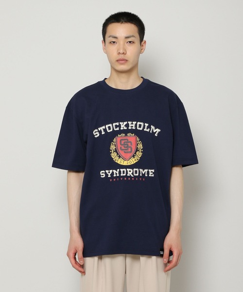 STOCKHOLM SYNDROME（ストックホルムシンドローム）の「STOCKHOLM SYNDROME／SCSUCT08　2297800（Tシャツ/カットソー・メンズ・パープル/ネイビー/クリアグリーン・FREE）」の13枚目の写真
