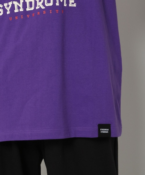 STOCKHOLM SYNDROME（ストックホルムシンドローム）の「STOCKHOLM SYNDROME／SCSUCT08　2297800（Tシャツ/カットソー・メンズ・パープル/ネイビー/クリアグリーン・FREE）」の14枚目の写真