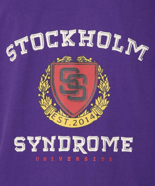 STOCKHOLM SYNDROME（ストックホルムシンドローム）の「STOCKHOLM SYNDROME／SCSUCT08　2297800（Tシャツ/カットソー・メンズ・パープル/ネイビー/クリアグリーン・FREE）」の11枚目の写真