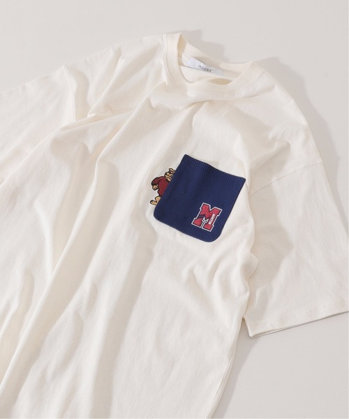 B.C STOCK(ベーセーストック)の「KNIT PK MASCOT S/S-T(Tシャツ/カットソー・メンズ・ホワイト/ブラック/グリーン/ホワイト系その他・MEDIUM/LARGE)」の2枚目の写真