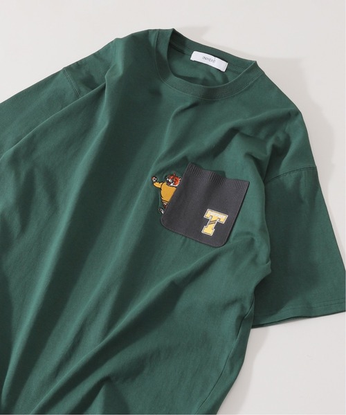 B.C STOCK(ベーセーストック)の「KNIT PK MASCOT S/S-T(Tシャツ/カットソー・メンズ・ホワイト/ブラック/グリーン/ホワイト系その他・MEDIUM/LARGE)」の1枚目の写真