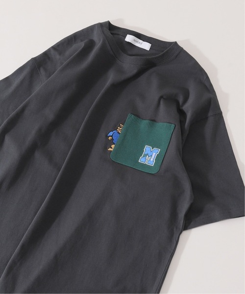 B.C STOCK(ベーセーストック)の「KNIT PK MASCOT S/S-T(Tシャツ/カットソー・メンズ・ホワイト/ブラック/グリーン/ホワイト系その他・MEDIUM/LARGE)」の4枚目の写真