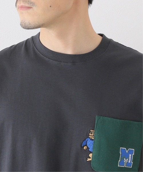 B.C STOCK(ベーセーストック)の「KNIT PK MASCOT S/S-T(Tシャツ/カットソー・メンズ・ホワイト/ブラック/グリーン/ホワイト系その他・MEDIUM/LARGE)」の11枚目の写真