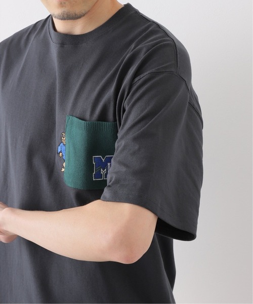 B.C STOCK(ベーセーストック)の「KNIT PK MASCOT S/S-T(Tシャツ/カットソー・メンズ・ホワイト/ブラック/グリーン/ホワイト系その他・MEDIUM/LARGE)」の9枚目の写真