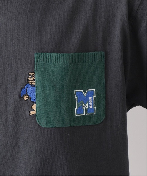 B.C STOCK(ベーセーストック)の「KNIT PK MASCOT S/S-T(Tシャツ/カットソー・メンズ・ホワイト/ブラック/グリーン/ホワイト系その他・MEDIUM/LARGE)」の6枚目の写真