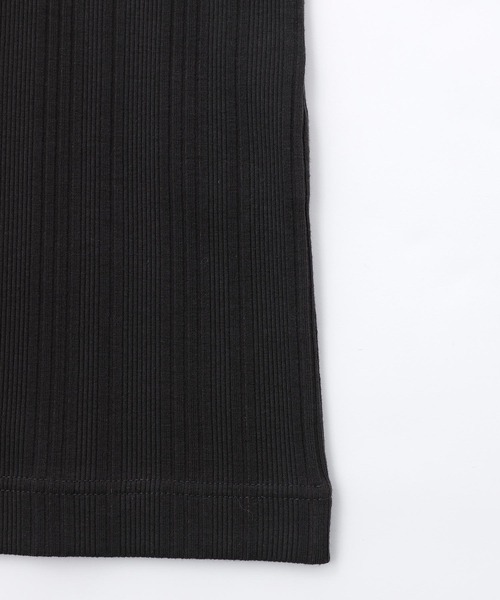 X-girl（エックスガール）の「DEFORMED RIB TANK DRESS/リブタンク ワンピース（ワンピース・レディース・ブラウン/チャコール/ライトグリーン・M/S）」の16枚目の写真