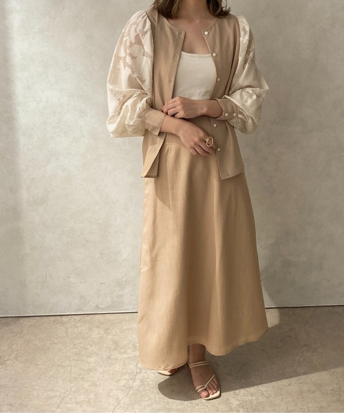 apres jour clair（アプレジュールクレア）の「【apres jour clair】フレアスカート【ZOZOTOWN限定アイテム】（スカート・レディース・アイボリー/ベージュ・フリー/X-LARGE）」の13枚目の写真