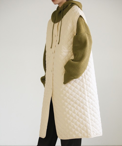 select MOCA（セレクトモカ）の「キルティングロングベスト（ベスト