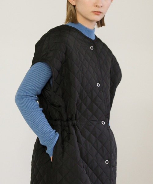 select MOCA（セレクトモカ）の「キルティングロングベスト（ベスト