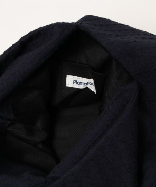 Plantation（プランテーション）の「クロスハンドルバッグサシコメランジ（トートバッグ・レディース・オフホワイト/ブルー/ネイビー・FREE）」の6枚目の写真