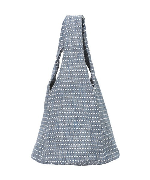 Plantation（プランテーション）の「クロスハンドルバッグサシコメランジ（トートバッグ・レディース・オフホワイト/ブルー/ネイビー・FREE）」の10枚目の写真