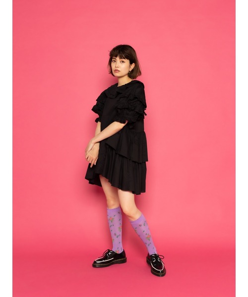PINK HOUSE（ピンクハウス）の「cambrick frill blouse