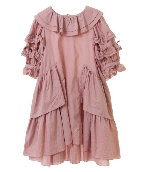 PINK HOUSE（ピンクハウス）の「cambrick frill blouse（チュニック