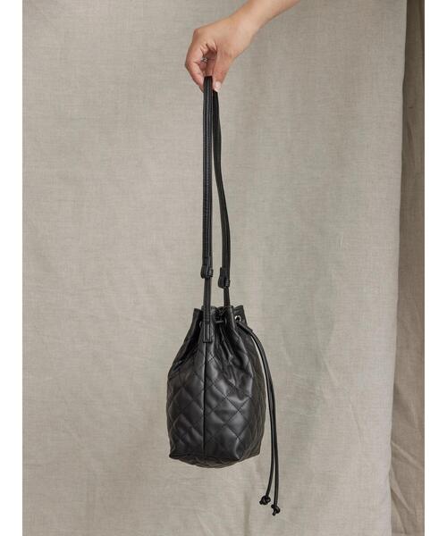 AMERICAN HOLIC（アメリカンホリック）の「キルティング巾着ショルダーバッグ（ショルダーバッグ・レディース・ブラック・FREE）」の8枚目の写真