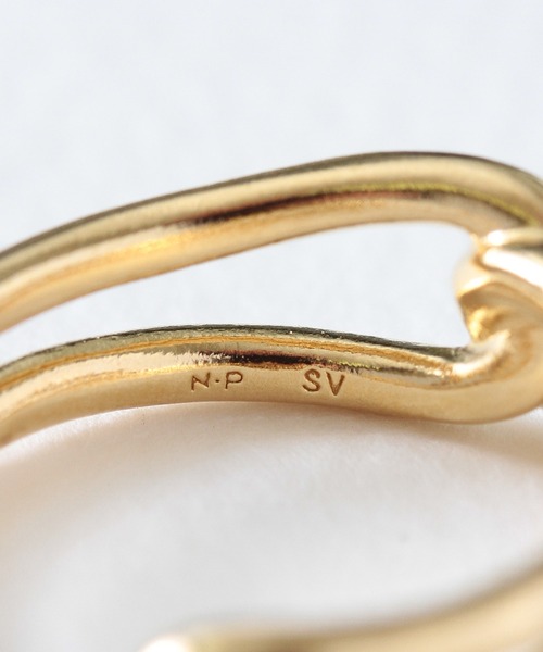NOIR DE POUPEE（ノワールドプーペ）の「silver925 ロープラージ リング (ニッケルフリー)（リング・レディース・シルバー/ゴールド・#13/#9）」の5枚目の写真