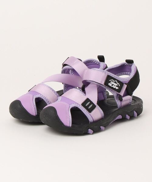 Parade（パレード）の「子供軽量スポーツサンダル　R44631（サンダル・キッズ・ブラック/ベージュ/パープル/ネイビー/マルチ・17.0cm/18.0cm/19.0cm/20.0cm/21.0cm/23.0cm/22.0cm）」の4枚目の写真