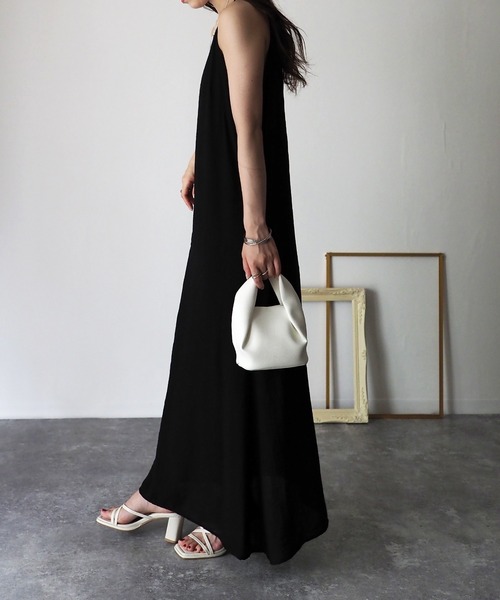 Riberry（リベリー）の「アメスリロングキャミワンピース（ワンピース・レディース・ブラック/ピンク/ブルー・MEDIUM）」の18枚目の写真