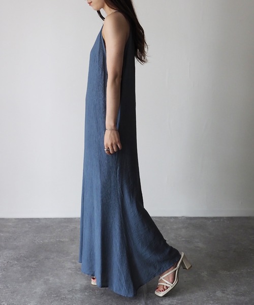 Riberry（リベリー）の「アメスリロングキャミワンピース（ワンピース・レディース・ブラック/ピンク/ブルー・MEDIUM）」の22枚目の写真