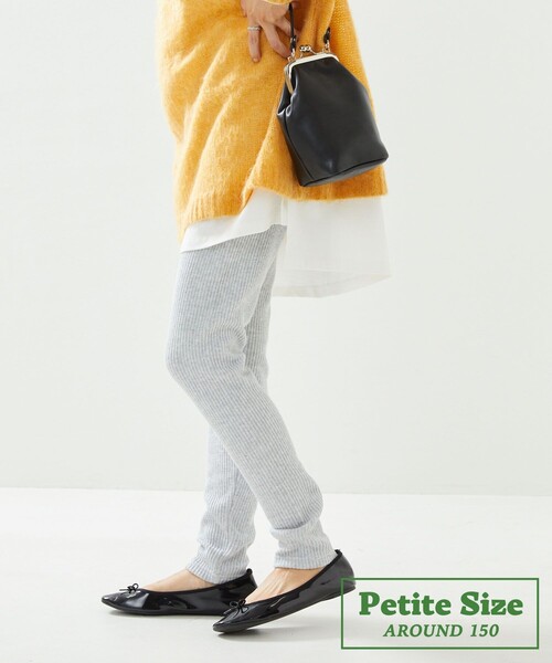 FREAK'S STORE（フリークスストア）の「【プチシリーズ】リブレギンス【WEB限定】（レギンス/スパッツ・レディース・ブラック/グレー/ナチュラル・ﾌﾘ-）」の2枚目の写真