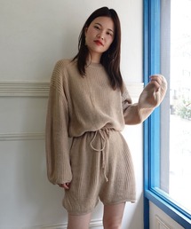 CORNERS（コーナーズ）の「ルーズニットロンパース（サロペット/オーバーオール）」