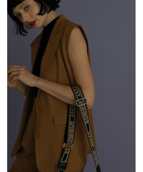 AMAIL（アマイル）の「Bulky water vest（ベスト・レディース・ブラウン/ブルー・FREE）」の12枚目の写真