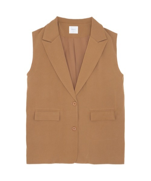 AMAIL（アマイル）の「Bulky water vest（ベスト・レディース・ブラウン/ブルー・FREE）」の16枚目の写真