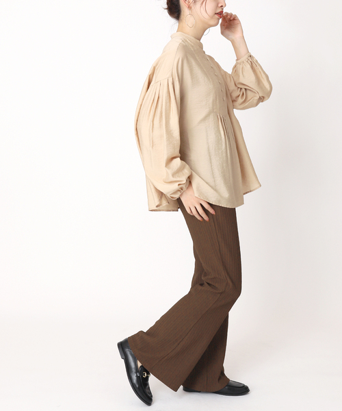 B.C STOCK(ベーセーストック)の「フレアカットパンツ(その他パンツ・レディース・ブラウン/ベージュ/グリーン・FREE)」の13枚目の写真