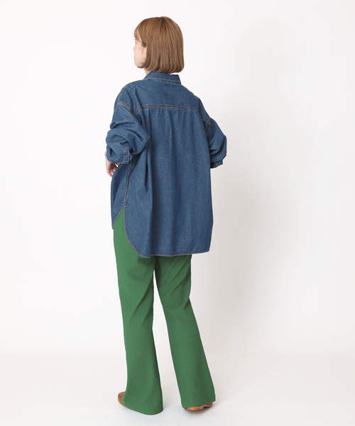 B.C STOCK(ベーセーストック)の「フレアカットパンツ(その他パンツ・レディース・ブラウン/ベージュ/グリーン・FREE)」の16枚目の写真