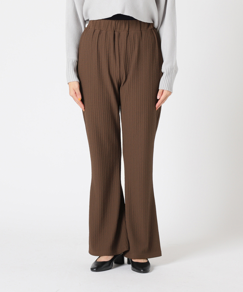 B.C STOCK(ベーセーストック)の「フレアカットパンツ(その他パンツ・レディース・ブラウン/ベージュ/グリーン・FREE)」の14枚目の写真