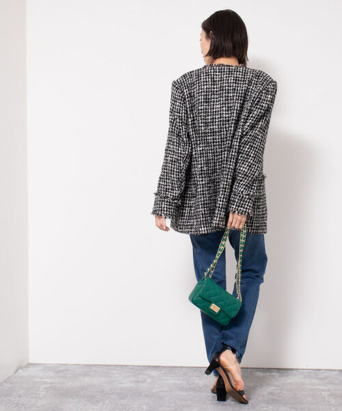 Rie Miller(リエミラー)の「ストレッチスリムストレートデニム(デニムパンツ・レディース・ネイビー・36/34/38/40)」の9枚目の写真
