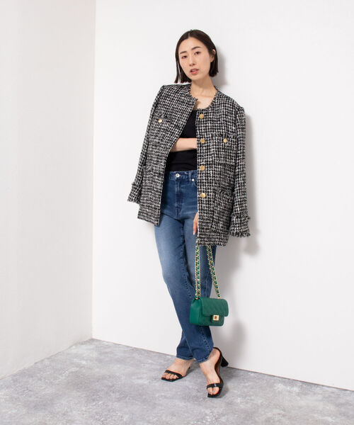 Rie Miller(リエミラー)の「ストレッチスリムストレートデニム(デニムパンツ・レディース・ネイビー・36/34/38/40)」の10枚目の写真