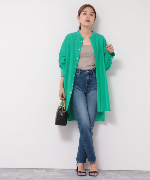 Rie Miller(リエミラー)の「ストレッチスリムストレートデニム(デニムパンツ・レディース・ネイビー・36/34/38/40)」の14枚目の写真
