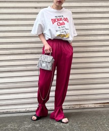 fukuu | アセテートサテン 2way ワイドパンツ(その他パンツ)