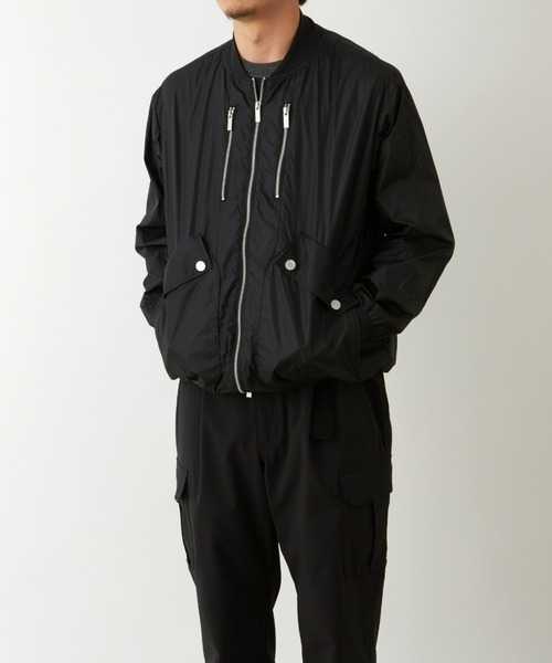 WHITE MOUNTAINEERING（ホワイトマウンテニアリング）の「NYLON LIGHT MA-1（MA-1・メンズ・ブラック・1/2/0）」の7枚目の写真
