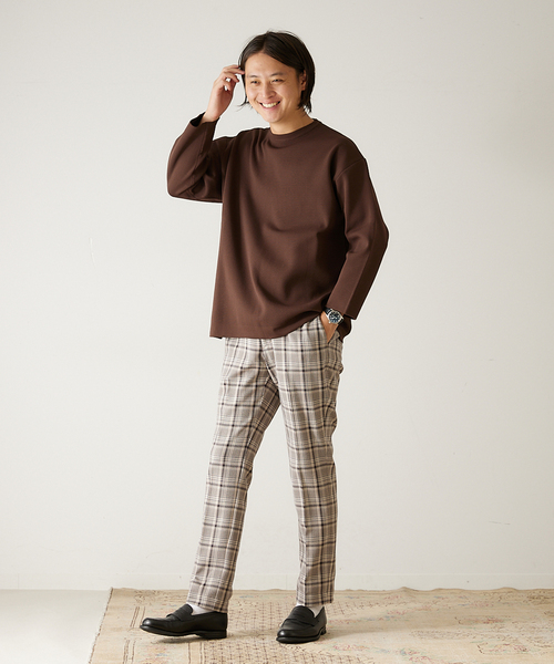 417 EDIFICE（フォーワンセブンエディフィス）の「ウォッシャブルバスクニット (8/S)（ニット/セーター・メンズ・ネイビー/ブラウン/グリーン/アイボリー/その他3/その他9・MEDIUM/LARGE/XX-LARGE）」の11枚目の写真