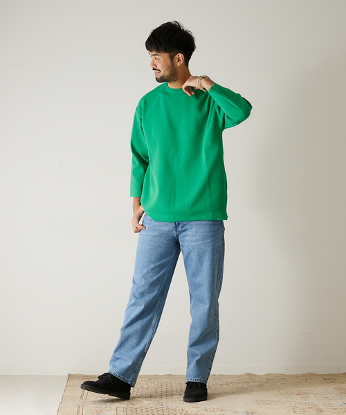 417 EDIFICE（フォーワンセブンエディフィス）の「ウォッシャブルバスクニット (8/S)（ニット/セーター・メンズ・ネイビー/ブラウン/グリーン/アイボリー/その他3/その他9・MEDIUM/LARGE/XX-LARGE）」の17枚目の写真